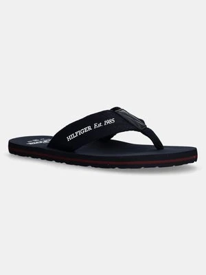 Tommy Hilfiger japonki HILFIGER 85 BEACH SANDAL męskie kolor granatowy FM0FM05339