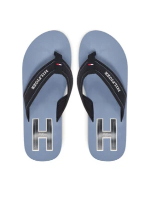 Tommy Hilfiger Japonki Hilfiger H Padded Beach Sandal FM0FM05536 Granatowy