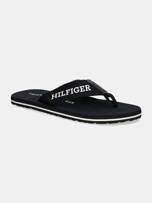 Tommy Hilfiger japonki HILFIGER MONOTYPE BEACH SANDAL męskie kolor granatowy FM0FM05237