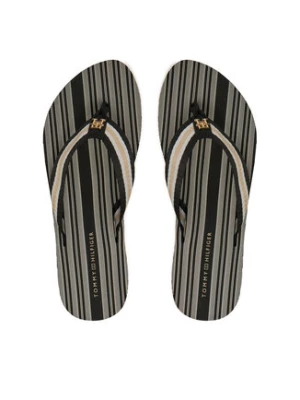 Tommy Hilfiger Japonki Im Th Print Beach Sandal FW0FW08370 Czarny