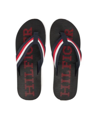 Tommy Hilfiger Japonki Massage Beach Sandal FM0FM05443 Granatowy