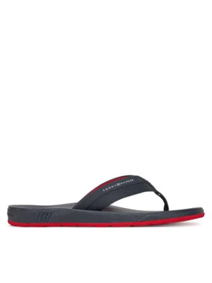 Tommy Hilfiger Japonki Molded Hilfiger Beach Sandal FM0FM05361 Granatowy