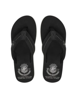 Tommy Hilfiger Japonki Patch Hilfiger Beach Sandal FM0FM05804 Czarny
