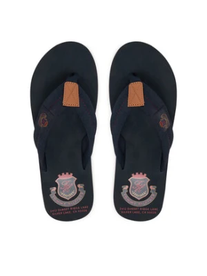 Tommy Hilfiger Japonki Patch Hilfiger Beach Sandal FM0FM05804 Granatowy