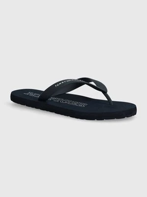 Tommy Hilfiger japonki RUBBER BEACH SANDAL męskie kolor granatowy FM0FM05023