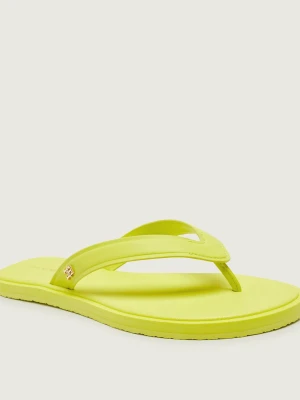 Tommy Hilfiger Japonki SCANDI PREMIUM limonkowy