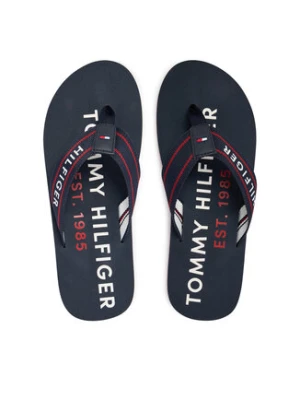 Tommy Hilfiger Japonki Sporty Hilfiger Beach Sandal FM0FM05805 Granatowy