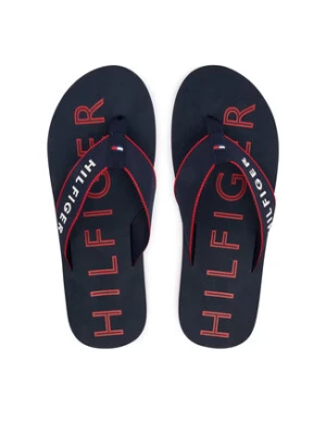 Tommy Hilfiger Japonki Sporty Hilfiger Beach Sandal FM0FM05913 Granatowy