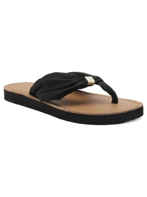Tommy Hilfiger Japonki TH ELEVATED BEACH SANDAL | z dodatkiem skóry