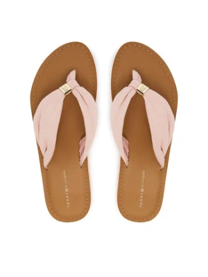 Tommy Hilfiger Japonki Th Ltr Footbed Summer Sandal FW0FW09194 Różowy