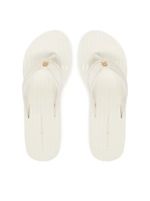 Tommy Hilfiger Japonki Th Stripes Wedge Beach Sandal FW0FW08521 Biały