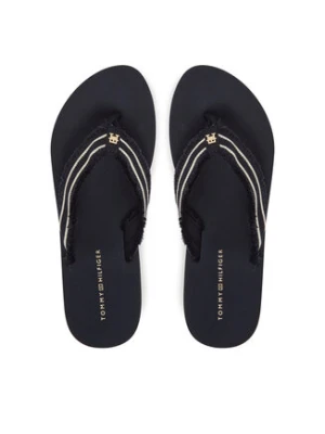 Tommy Hilfiger Japonki TH Webbing Beach Sandal FW0FW08739 Granatowy