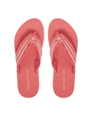 Tommy Hilfiger Japonki TH Webbing Beach Sandal FW0FW08739 Koralowy