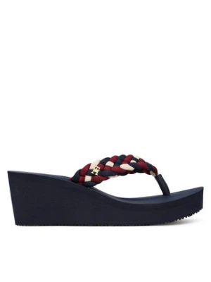 Tommy Hilfiger Japonki Th Wedge Braided Summer Sandal FW0FW09198 Kolorowy