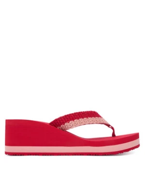 Tommy Hilfiger Japonki Th Wedge Crochet Summer Sandal FW0FW09420 Czerwony
