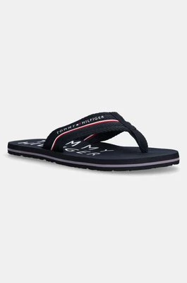 Tommy Hilfiger japonki TOMMY HILFIGER WEB BEACH SANDAL męskie kolor granatowy FM0FM05340