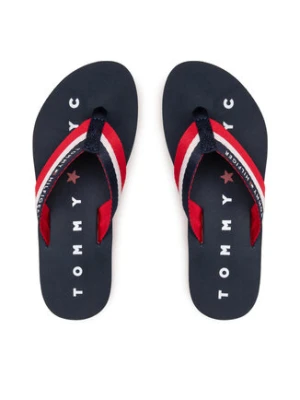 Tommy Hilfiger Japonki Tommy Loves Ny Beach Sandal FW0FW02370 Granatowy