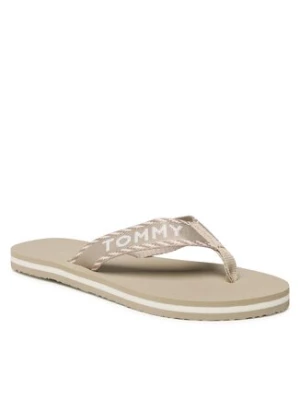 Tommy Hilfiger Japonki Webbing Sandal FW0FW07143 Beżowy