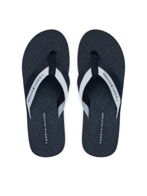 Tommy Hilfiger Japonki Webbing Strap Flag Embossed FM0FM05807 Granatowy