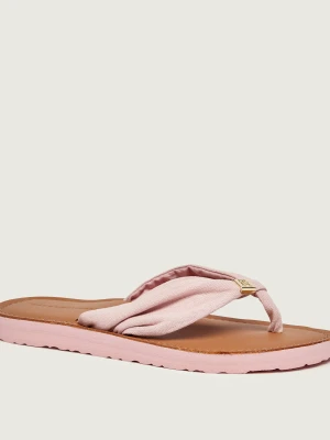 Tommy Hilfiger Japonki | z dodatkiem skóry różowy
