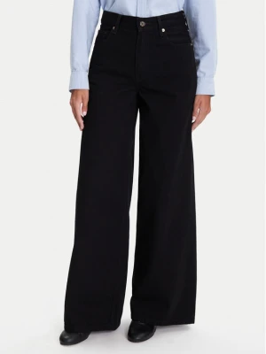 Tommy Hilfiger Jeansy 70's WW0WW48254 Czarny Wide Leg