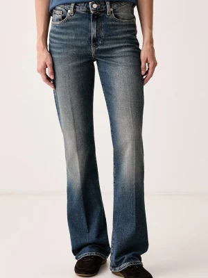 Tommy Hilfiger jeansy bootcut damskie niebieski