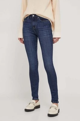 Tommy Hilfiger jeansy damskie kolor granatowy WW0WW40638