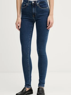 Tommy Hilfiger jeansy damskie kolor granatowy WW0WW47689