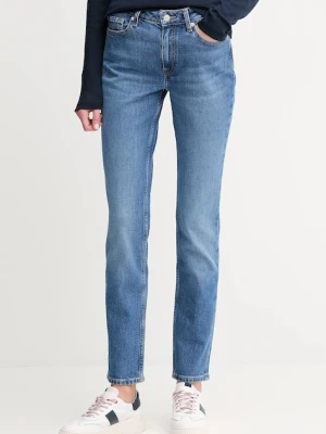 Tommy Hilfiger jeansy damskie kolor niebieski WW0WW46721