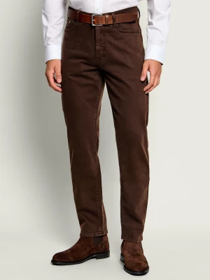 Tommy Hilfiger Jeansy Denton | Slim Fit | stretch brązowy