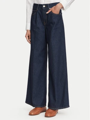 Tommy Hilfiger Jeansy Indie WW0WW48567 Granatowy Wide Leg