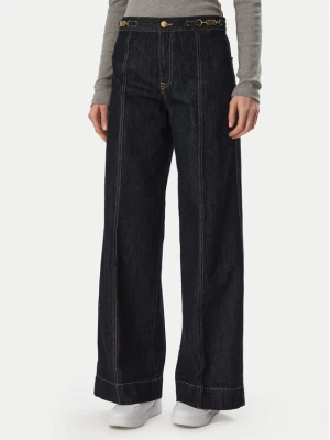 Tommy Hilfiger Jeansy Indie WW0WW51408 Granatowy Wide Leg