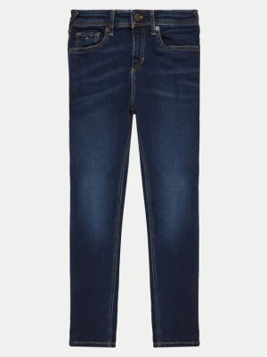 Tommy Hilfiger Jeansy KB0KB08752 S Granatowy Regular Fit