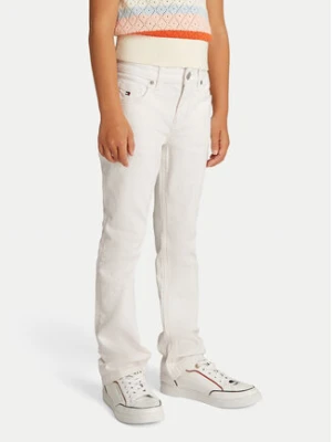 Tommy Hilfiger Jeansy KG0KG08408 Biały Flare Fit