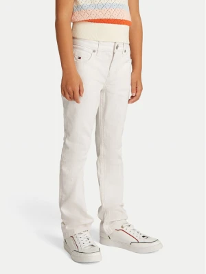 Tommy Hilfiger Jeansy KG0KG08408 Biały Flare Fit