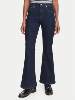 Tommy Hilfiger Jeansy Luna WW0WW52185 Granatowy Flare Fit