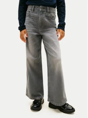 Tommy Hilfiger Jeansy Mabel KG0KG09286 Szary Wide Leg