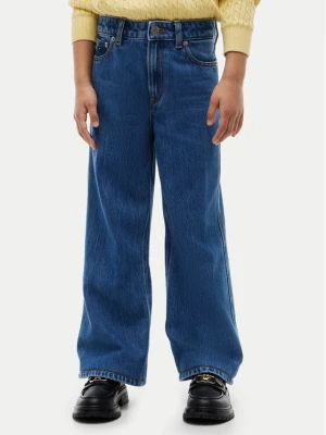 Tommy Hilfiger Jeansy Mabel KG0KG09421 Granatowy Wide Leg