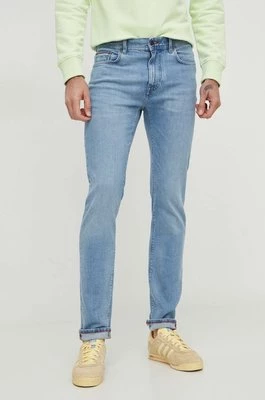 Tommy Hilfiger jeansy męskie kolor niebieski MW0MW33964