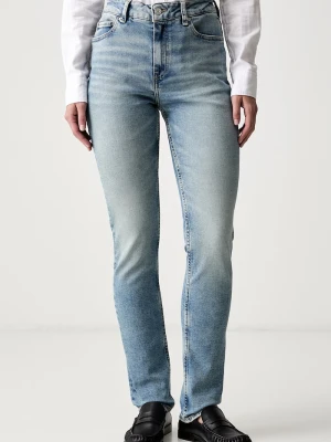 Tommy Hilfiger jeansy slim fit damskie niebieski