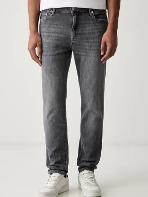 Tommy Hilfiger jeansy slim fit męskie szary