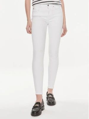 Tommy Hilfiger Jeansy WW0WW41295 Biały Skinny Fit