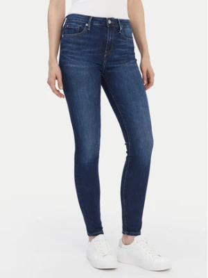 Tommy Hilfiger Jeansy WW0WW45010 Granatowy Slim Fit