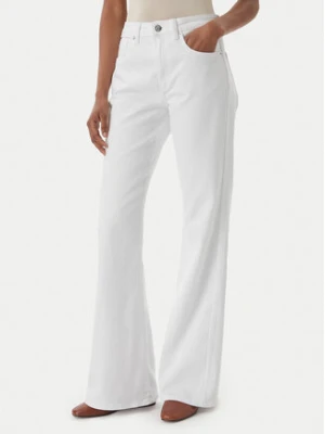 Tommy Hilfiger Jeansy WW0WW49655 Biały Flare Fit