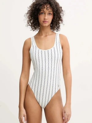Tommy Hilfiger jednoczęściowy strój kąpielowy beżowy