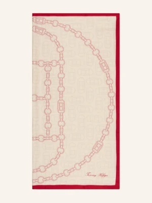 Tommy Hilfiger Jedwabna Chusta beige