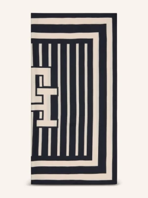 Tommy Hilfiger Jedwabna Chusta blau