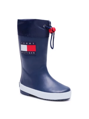 Tommy Hilfiger Kalosze Rain Boot T3X6-30766-0047 M Granatowy