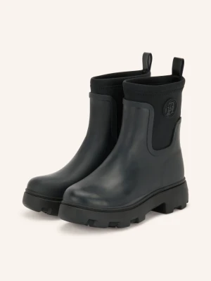 Tommy Hilfiger Kalosze schwarz CZARNY