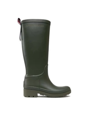 Tommy Hilfiger Kalosze Tommy Rubberboot FW0FW07665 Khaki